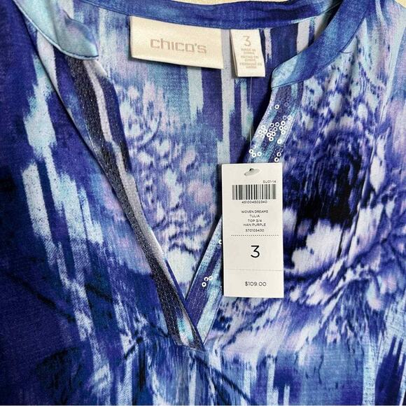 Chico's Tie Dye Tunic - Picture 2 of 9